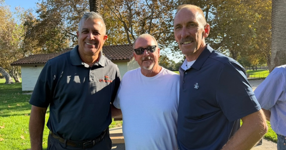 Art Andres with local community leaders at a neighborhood park