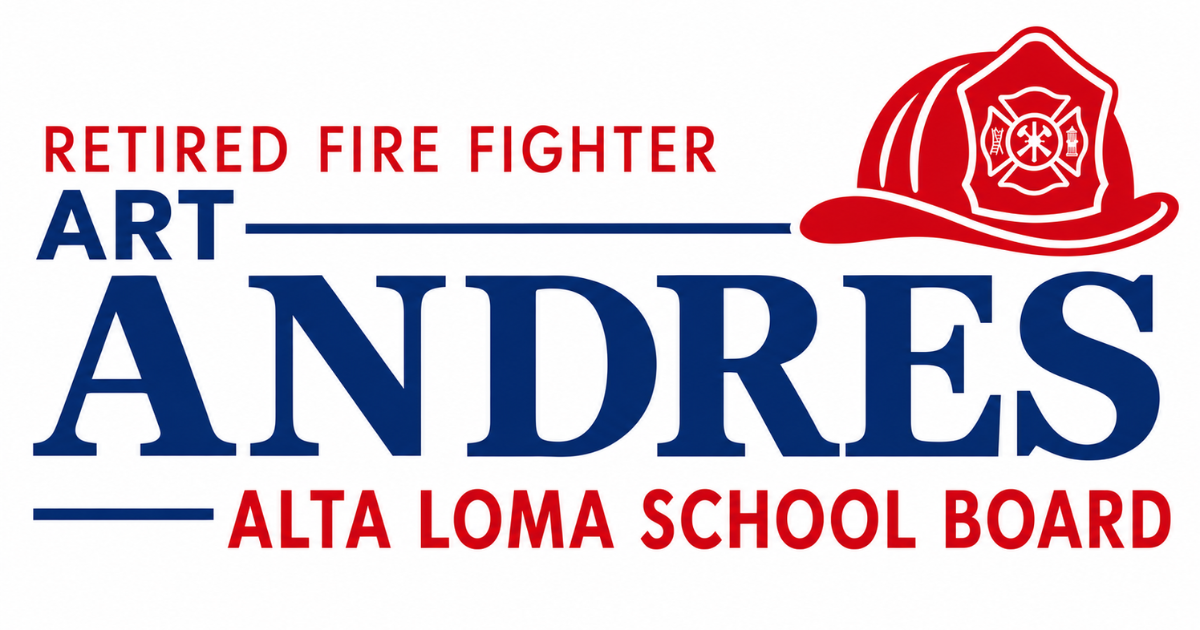 Art Andres for Alta Loma School Board campaign logo